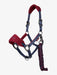 LeMieux Vogue Headcollar and Leadrope - Burgundy - Vision Saddlery