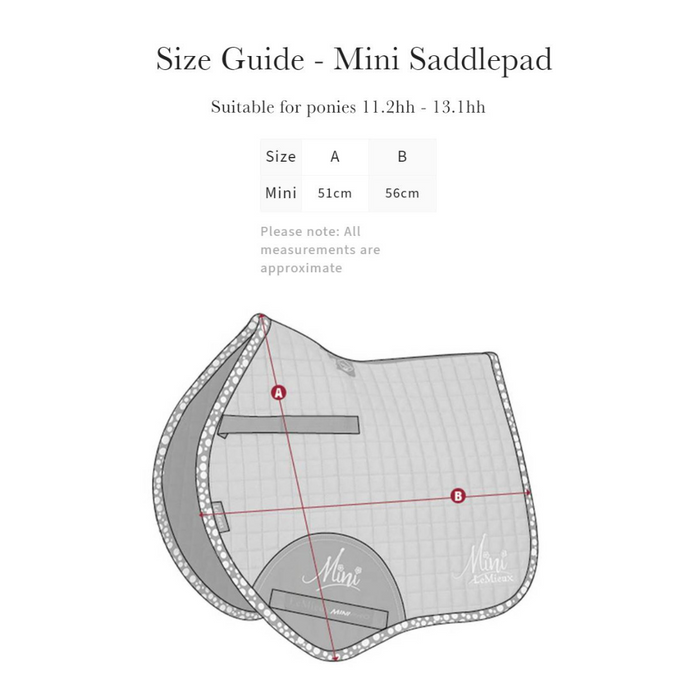 LeMieux Mini Suede Saddle Pad - FIG - Vision Saddlery