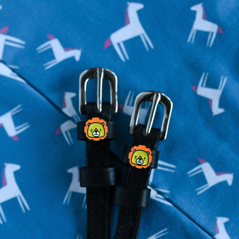 ManeJane Spur Straps with Charm - VARIOUS PATTERNS - Vision Saddlery