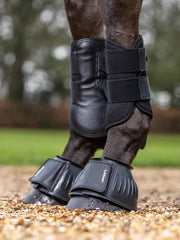 LeMieux Rubber Bell Boots Black - Vision Saddlery