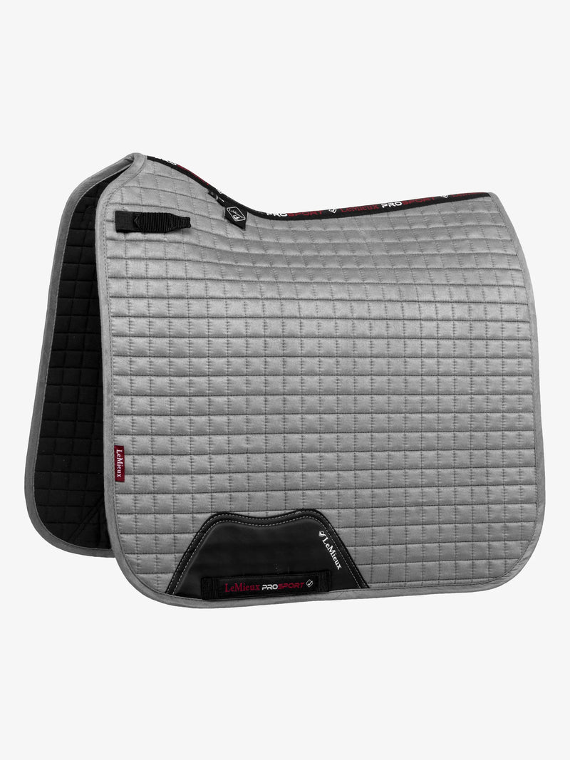 *CLEARANCE* LeMieux Suede Dressage Saddle Pad Grey