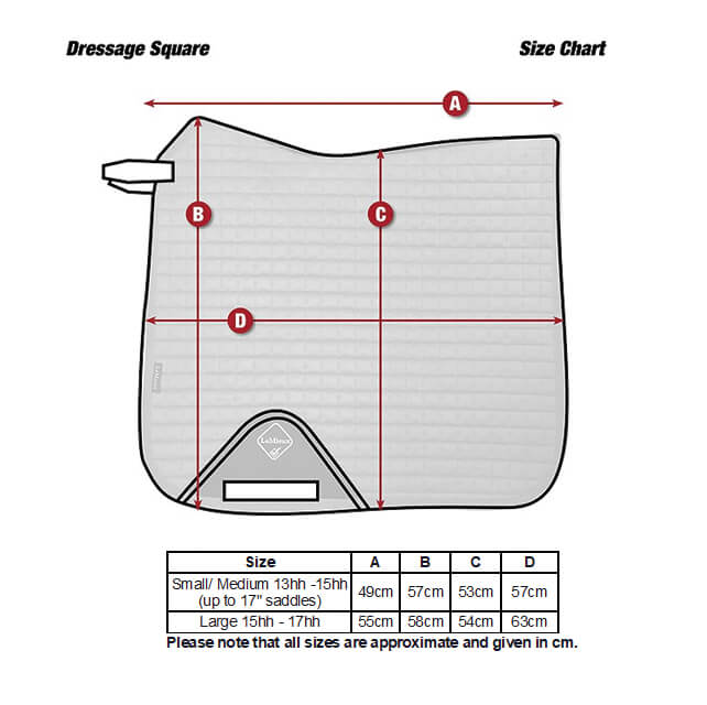 LeMieux Suede Dressage Saddle Pad - GLACIER