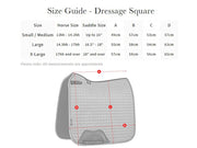 Lemieux Essence Dressage Square - STONE - Vision Saddlery