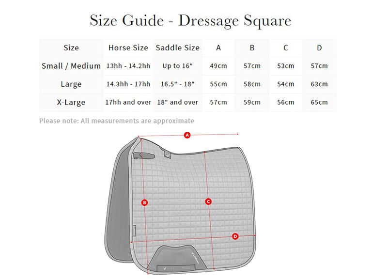 Lemieux Essence Dressage Square - STONE - Vision Saddlery