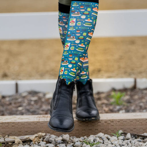 Dreamers & Schemers Boot Sock - Matcha - Vision Saddlery