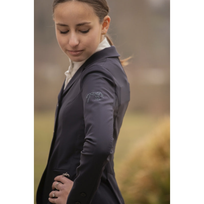 Penelope Children's Eden Callista Show Jacket - NAVY - Vision Saddlery