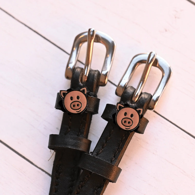 ManeJane Spur Straps with Charm - VARIOUS PATTERNS - Vision Saddlery