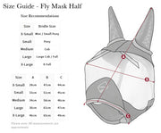 LeMieux Visor Tek Half Fly Mask - Various Colours - Vision Saddlery