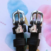 ManeJane Spur Straps with Charm - VARIOUS PATTERNS - Vision Saddlery