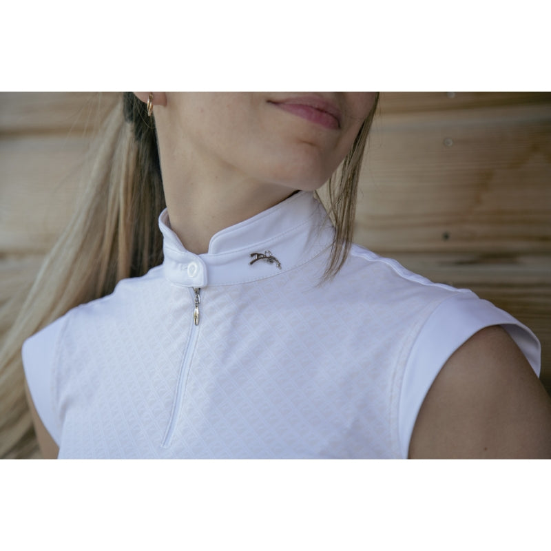 Penelope Seville Show Shirt - SAND - Vision Saddlery