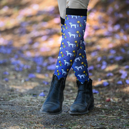 Dreamers & Schemers Boot Sock - Shoot For The Stars - Vision Saddlery
