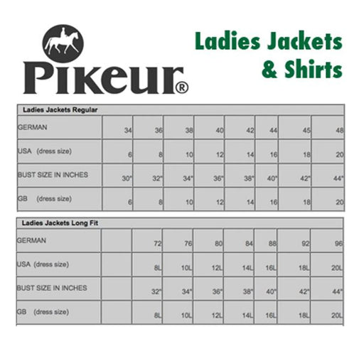 Pikeur "LEAH" Hunter Competition Jacket - DARK GREEN - Vision Saddlery