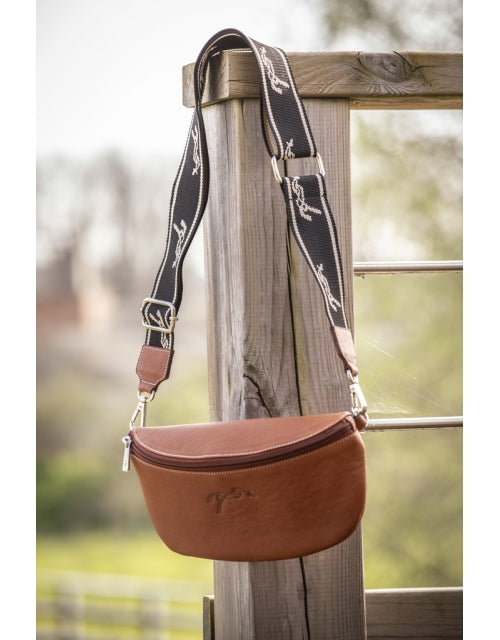 Penelope Leather Smile Fanny Pack - Vision Saddlery