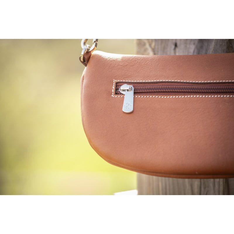 Penelope Leather Smile Fanny Pack - Vision Saddlery