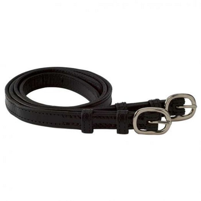 Bromont Leather Spur Straps Black
