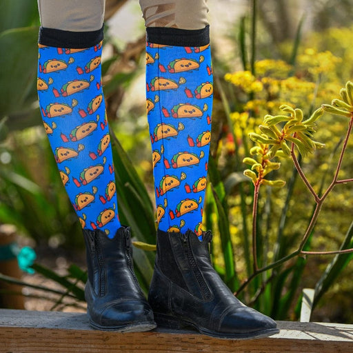 Dreamers & Schemers Boot Sock - Taco Bout It - Vision Saddlery