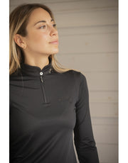 Penelope Techpy Long Sleeve Polo - Vision Saddlery