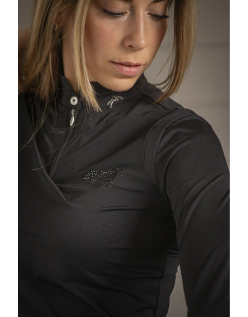 Penelope Techpy Long Sleeve Polo - Vision Saddlery