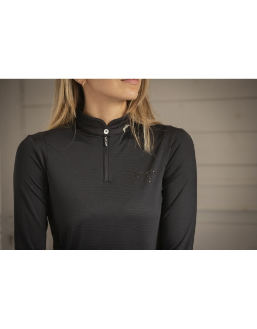 Penelope Techpy Long Sleeve Polo - Vision Saddlery