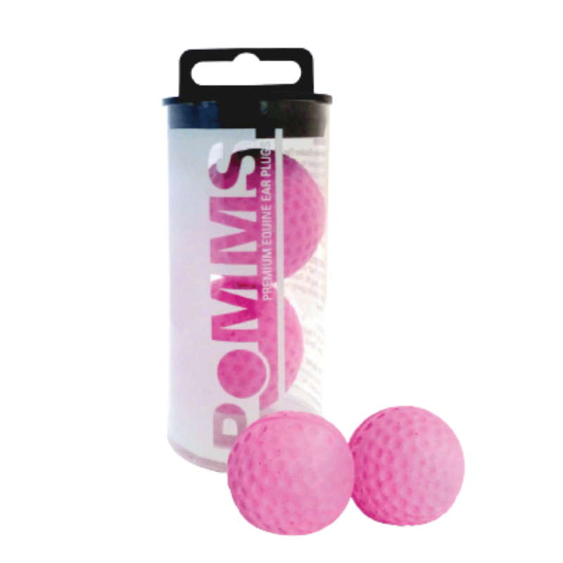 POMMs Equine Ear Plugs, Pony - 2 Colours - Vision Saddlery