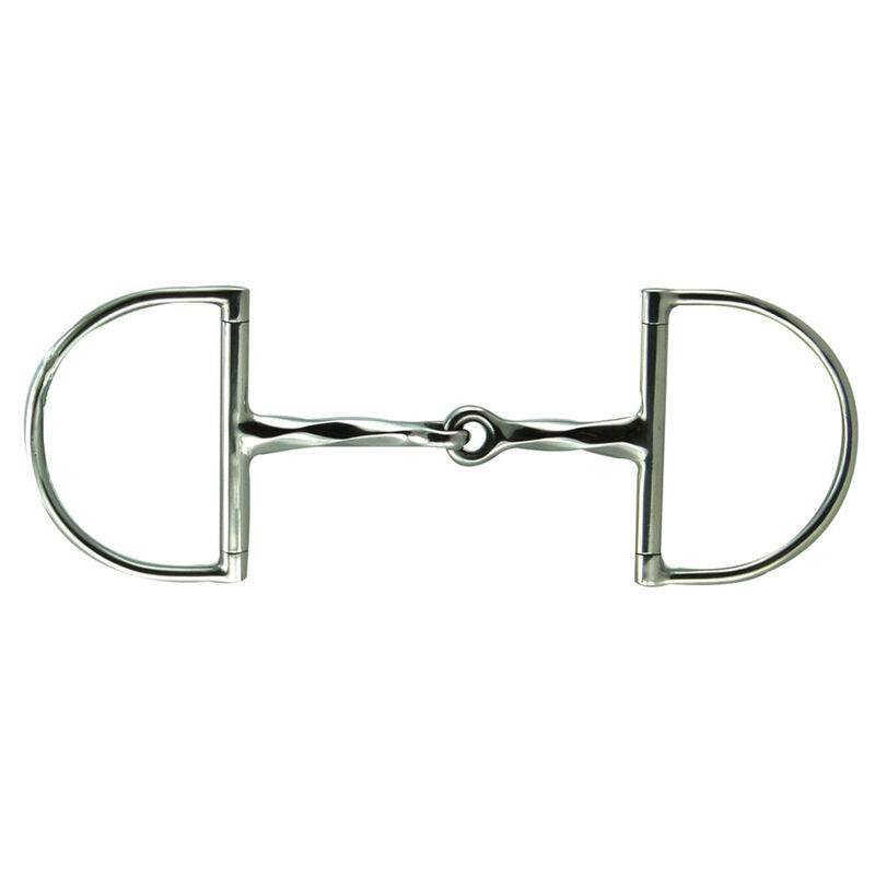 Coronet Slow Twist Large Dee Ring Bit - Vision Saddlery