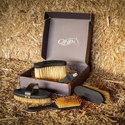 QHP Royal Grooming Set - Black - Vision Saddlery