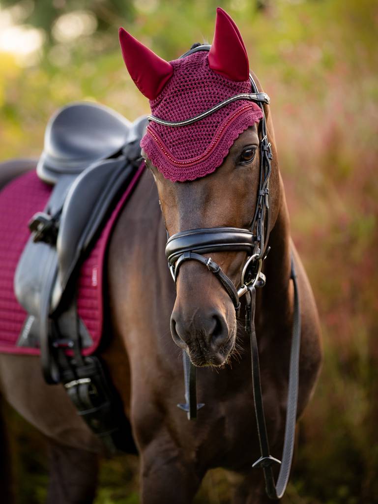 LeMieux Diamante Acoustic Fly Hood - 3 Colours - Vision Saddlery