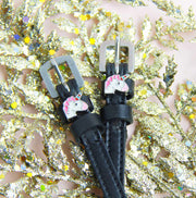 ManeJane Spur Straps with Charm - VARIOUS PATTERNS - Vision Saddlery
