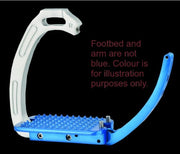 Horse Tech Super Safety Aluminum Stirrup Irons with Magnet, SILVER - Vision Saddlery