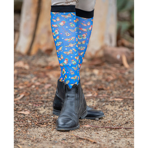 Dreamers & Schemers Boot Sock - Butterfly - Vision Saddlery