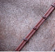 Dy'on Fancy Stitch Rubber Reins w/ Leather Stops , 1/2" - Vision Saddlery