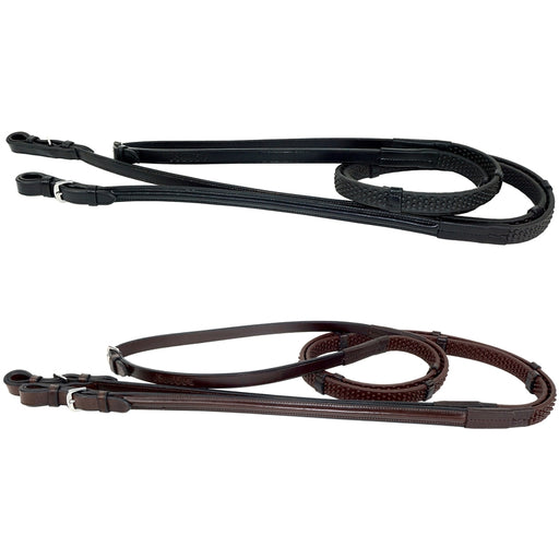 Nunn Finer Soft Grip Reins with Hand Stops - Vision Saddlery