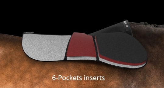 Winderen Correction Comfort Jump Half Pad - 18mm - Vision Saddlery