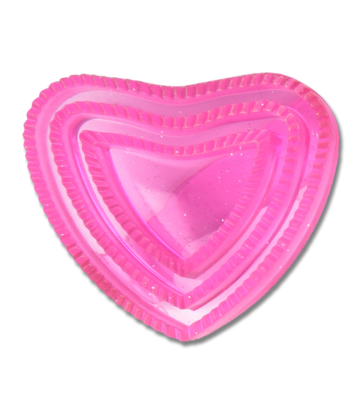 Lucky Unicorn Heart Shaped Curry Comb - Vision Saddlery
