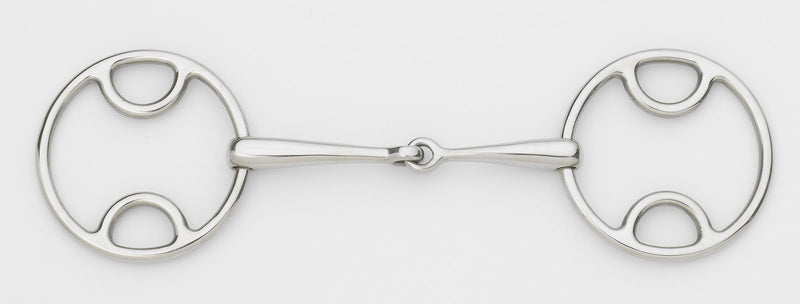 Centaur Stainless Steel Loop Ring Gag Bit - Vision Saddlery