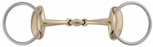 Stubben Steeltec Golden Wings Jointed Snaffle Bit - Vision Saddlery