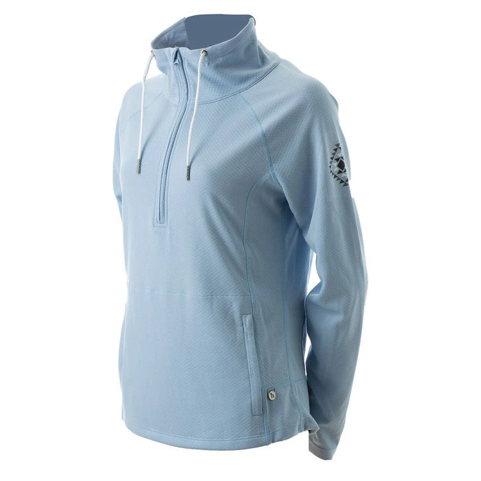 Horze Ira Women's Techical Half Zip Sweatshirt - CASHMERE BLUE - Vision Saddlery