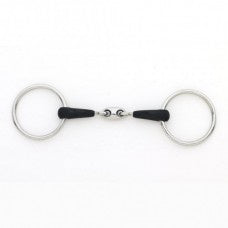 EcoPure Loose Ring Oval Peanut Moth Loose Ring Snaffle - Vision Saddlery