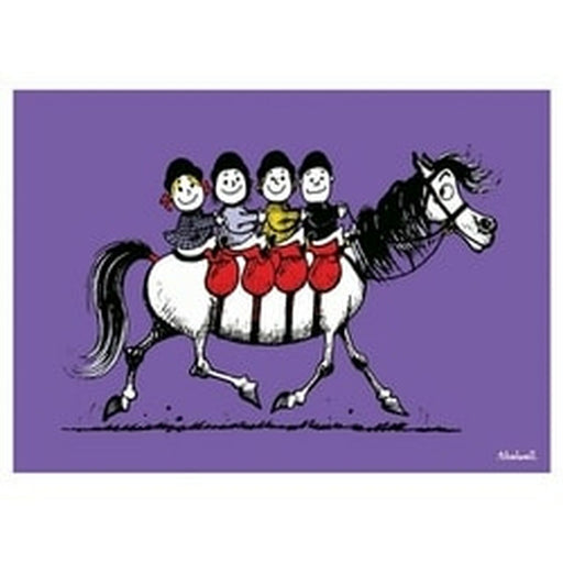 Thelwell Greeting Card - "All of Us" - Vision Saddlery