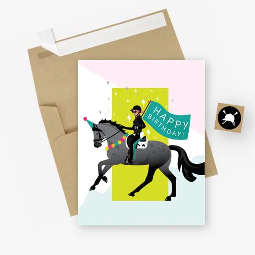 Hunt Seat Paper Co. Birthday Parade Greeting Card - Vision Saddlery