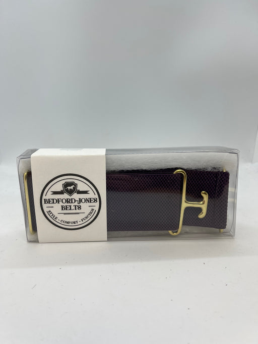 Bedford Jones Belt - Purple with Gold Surcingle 2.0" - Vision Saddlery
