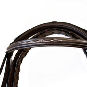 Brighton Fancy Stitched Square Raised Padded Bridle - Vision Saddlery