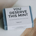 SOAP FOR DIRTY EQUESTRIANS - YOU DESERVE THIS MINT (Peppermint) - Vision Saddlery
