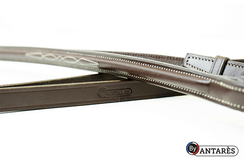 Antares Laced Leather Reins - Vision Saddlery