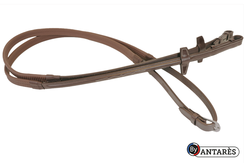 Antares Raised Fancy Rubber Reins - Vision Saddlery