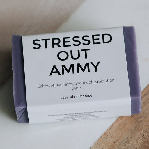 SOAP FOR DIRTY EQUESTRIANS - STRESSED OUT AMMY (Lavender) - Vision Saddlery