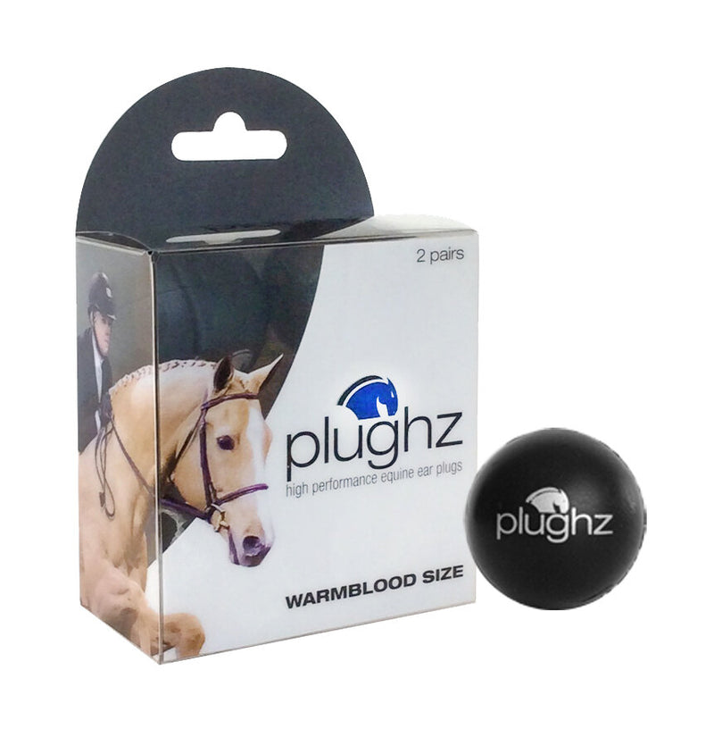 Warmblood Plughz High Performance Equine Ear Plugs, 2 Pairs - Vision Saddlery