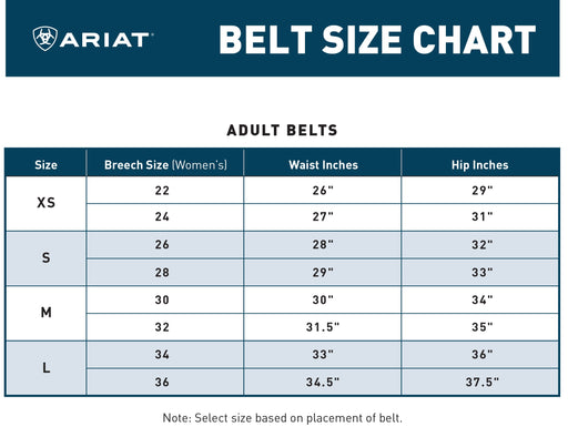Ariat Spur Belt - Black - Vision Saddlery