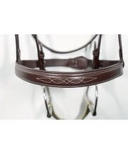 Antares Fancy Hunter Bridle with Wide Noseband - Vision Saddlery