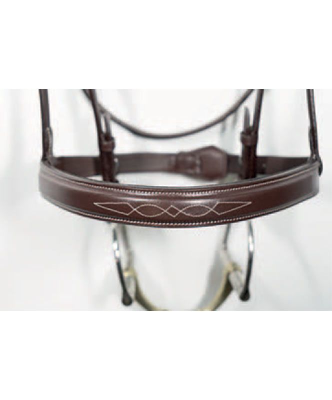 Antares Fancy Hunter Bridle with Wide Noseband - Vision Saddlery